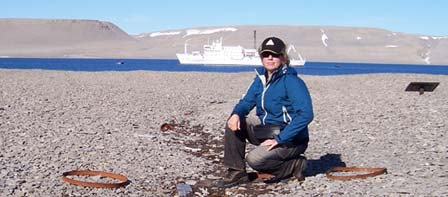 Ana on the shores of Beechy Island